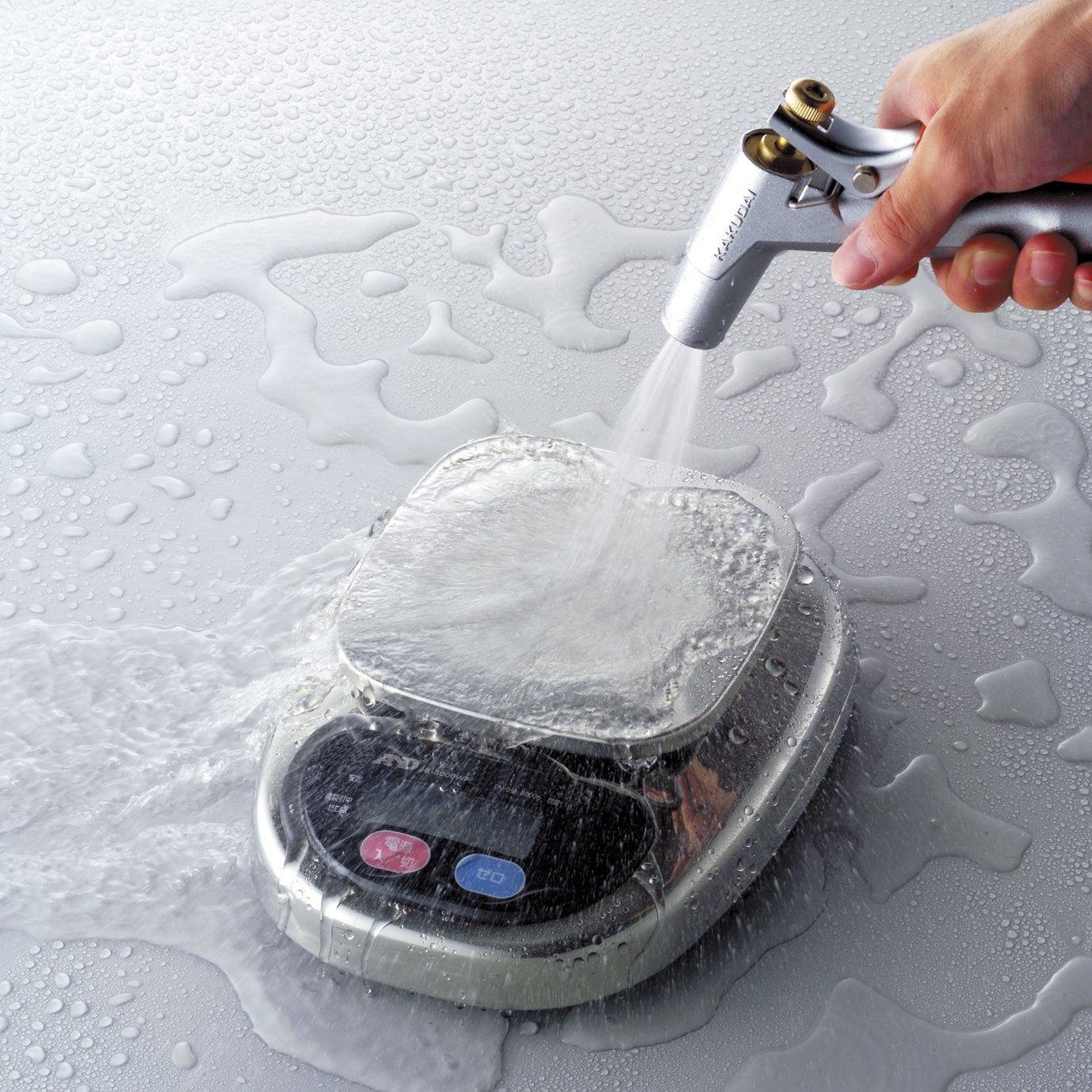 A-D 取引証明用 防塵 防水デジタルはかり HL-1000 iWP-K-A 5 ≪ひょう量 1000 g 最小表示 1 使用範囲 20 g~1000 皿寸法 128 W *128 D mm 検定付 5地域≫