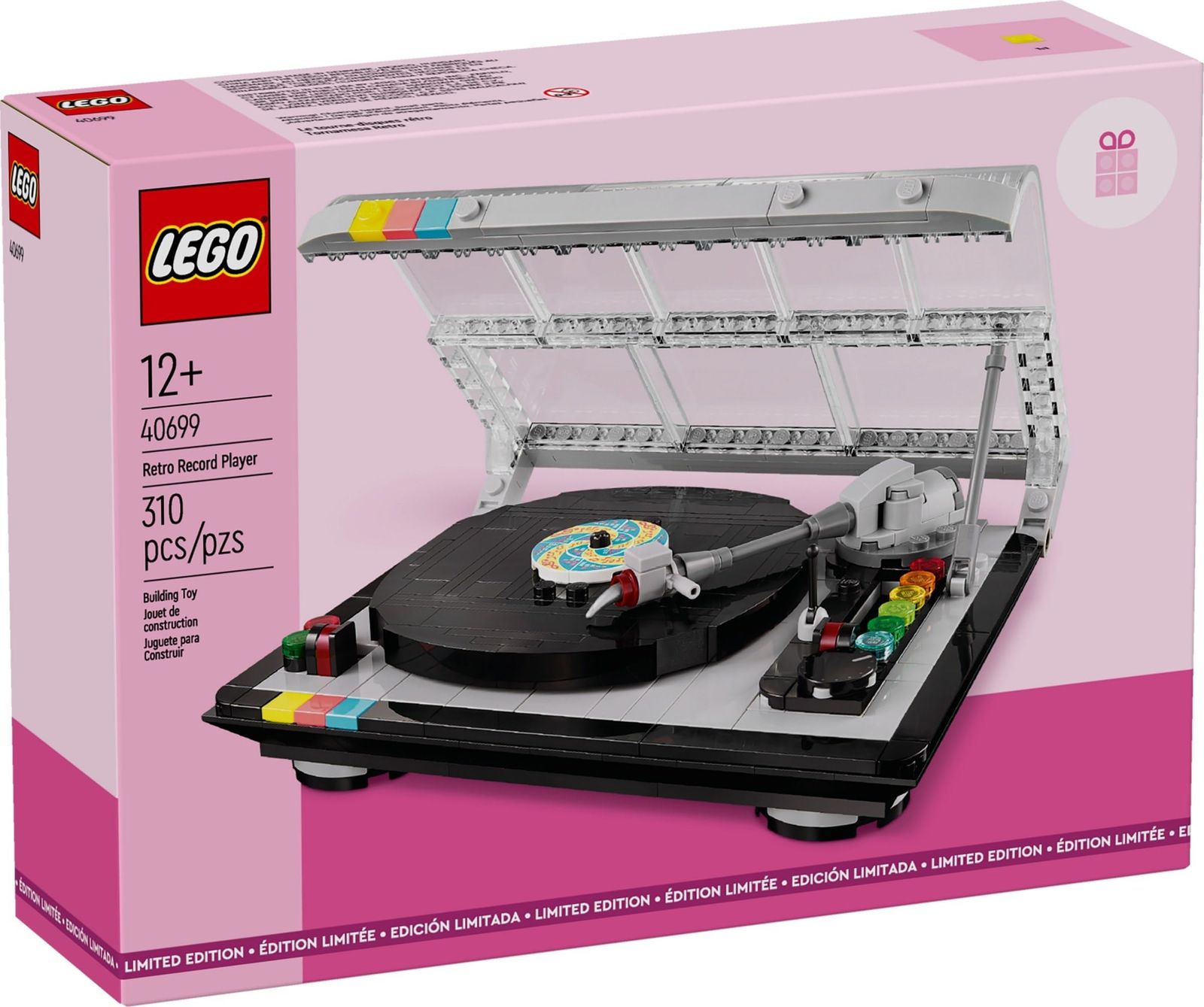 レゴ LEGO 40699 レトロなレコードプレイヤー 310ピース LIMITED EDITION 版