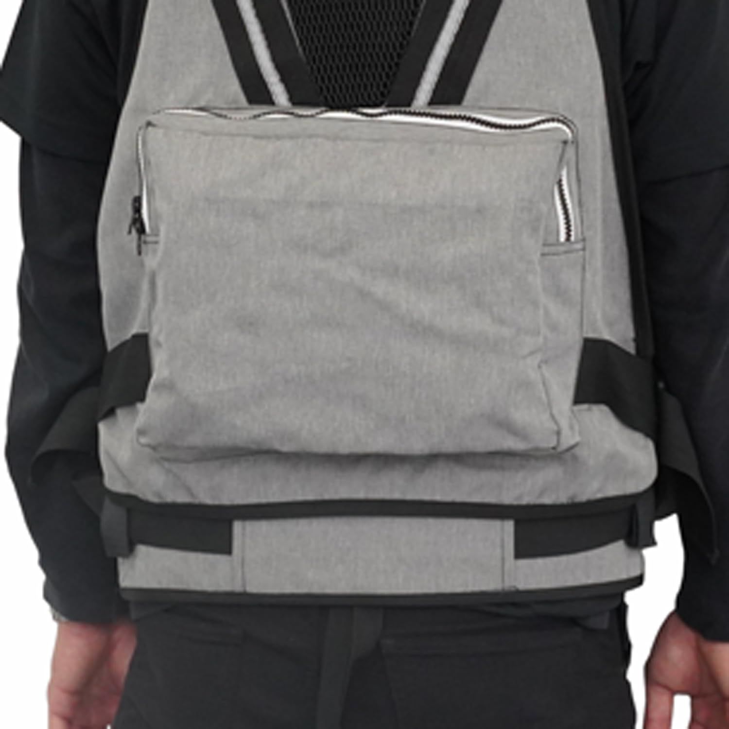 X SELL エクセル ゲームフローティングゲームベスト 全 釣り ライフジャケット 救命胴衣 軽量 収納 多機能 通気性 fishing 胴長 ウェーディング ワンサイズ NF 2260 グレー