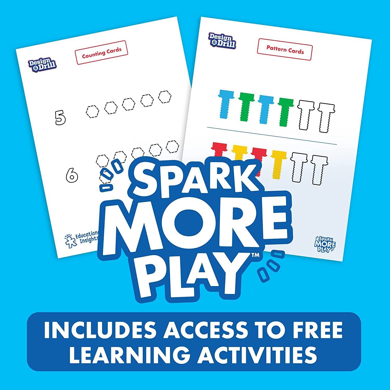 ラーニング リソーシズ おもちゃ ドリルでデザイン ワクワクツールボックス EI 4165 子供用おもちゃ その他 