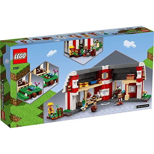 レゴ LEGO マインクラフト 赤い馬小屋 21187 おもちゃ ブロック プレゼント テレビゲーム 家 おうち 男の子 女の子 9歳以上