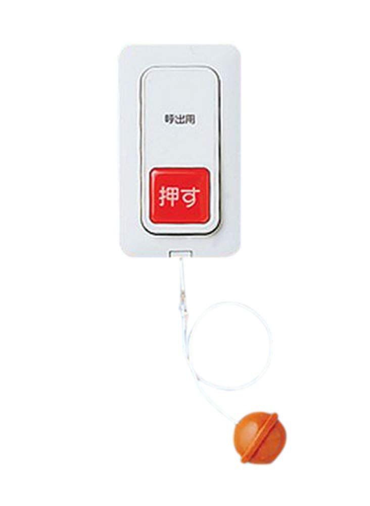 パナソニック Panasonic 埋込プルスイッチ付押釦スイッチ 常開形 a接点 微少電流対応形 防沫形プレート リード線付 WS 65771