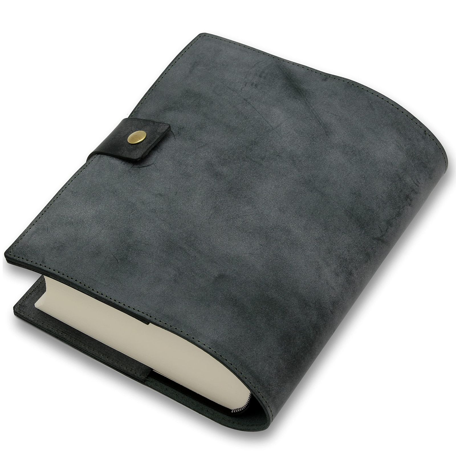 八葉紋の刻印 こだわりの 国産本革 ハンドメイド 学会 新版 御書全集 ブックカバー SGI SOKA 日蓮大聖人 アンティーク ダークグリーン