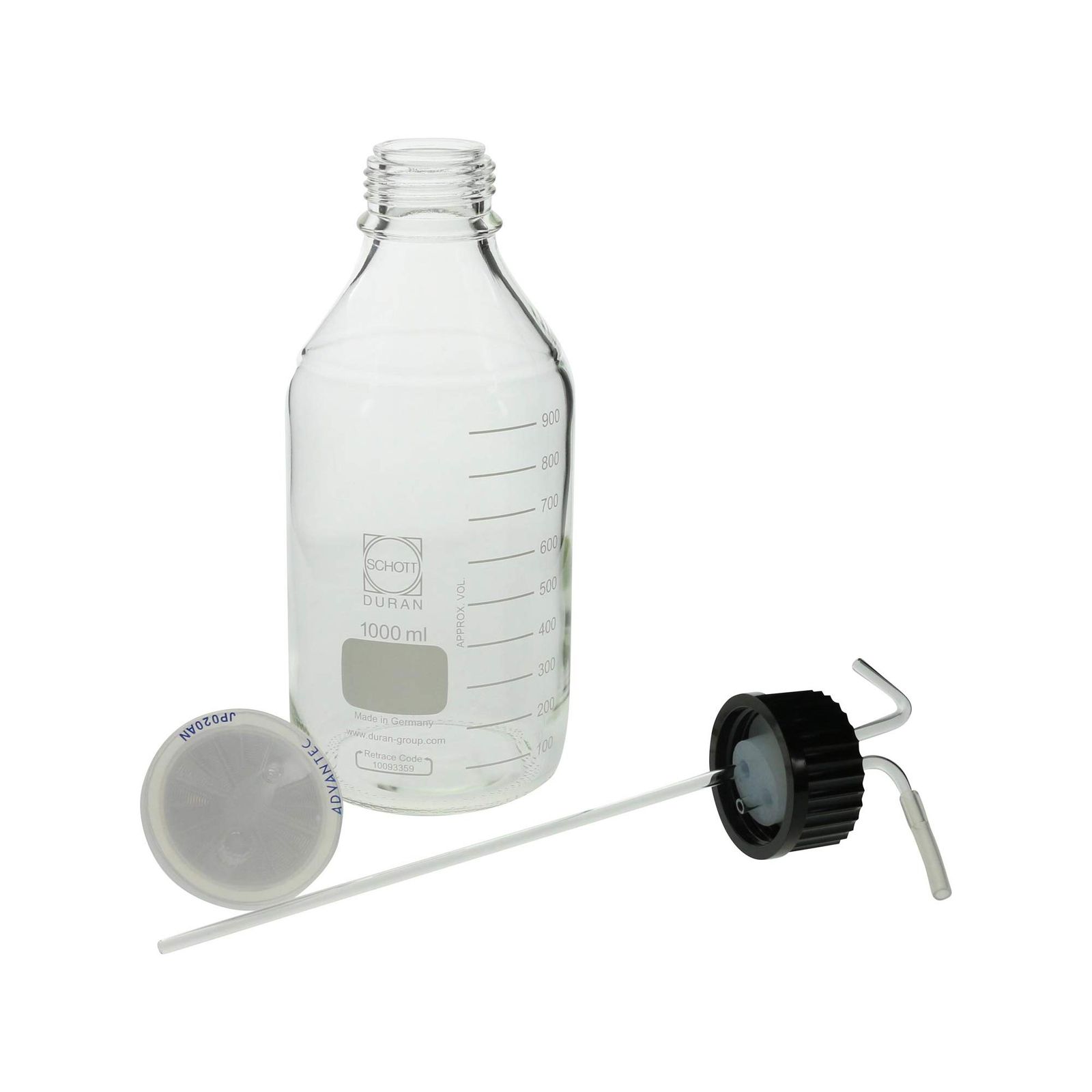 柴田科学 フィルターユニットねじ口びん 1 L 016060 1000 キッチンタオル 調味料ボトル