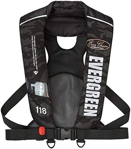 エバーグリーン インフレータブルジャケット タイプ5 EGブラックカモ