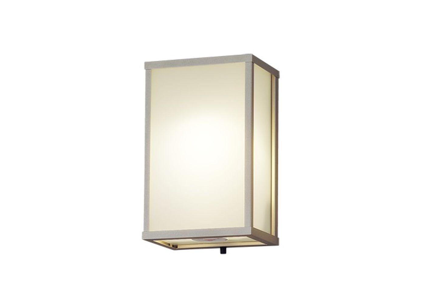 パナソニック Panasonic ポーチライト はなさび LED電球4.3 W 1灯 壁直付型 密閉|防雨型 LED電球交換型 FreePa フリーパ お出迎え ペア点灯 型 点灯省エネ型 明るさセンサ付 電球色 プラチナメタリック|乳白 幅164