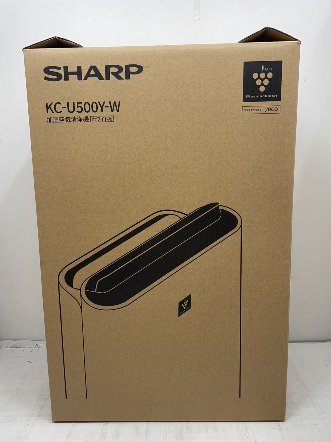 新品未使用 SHARP KC-U500Y-W 加湿空気清浄機 【公式通販】