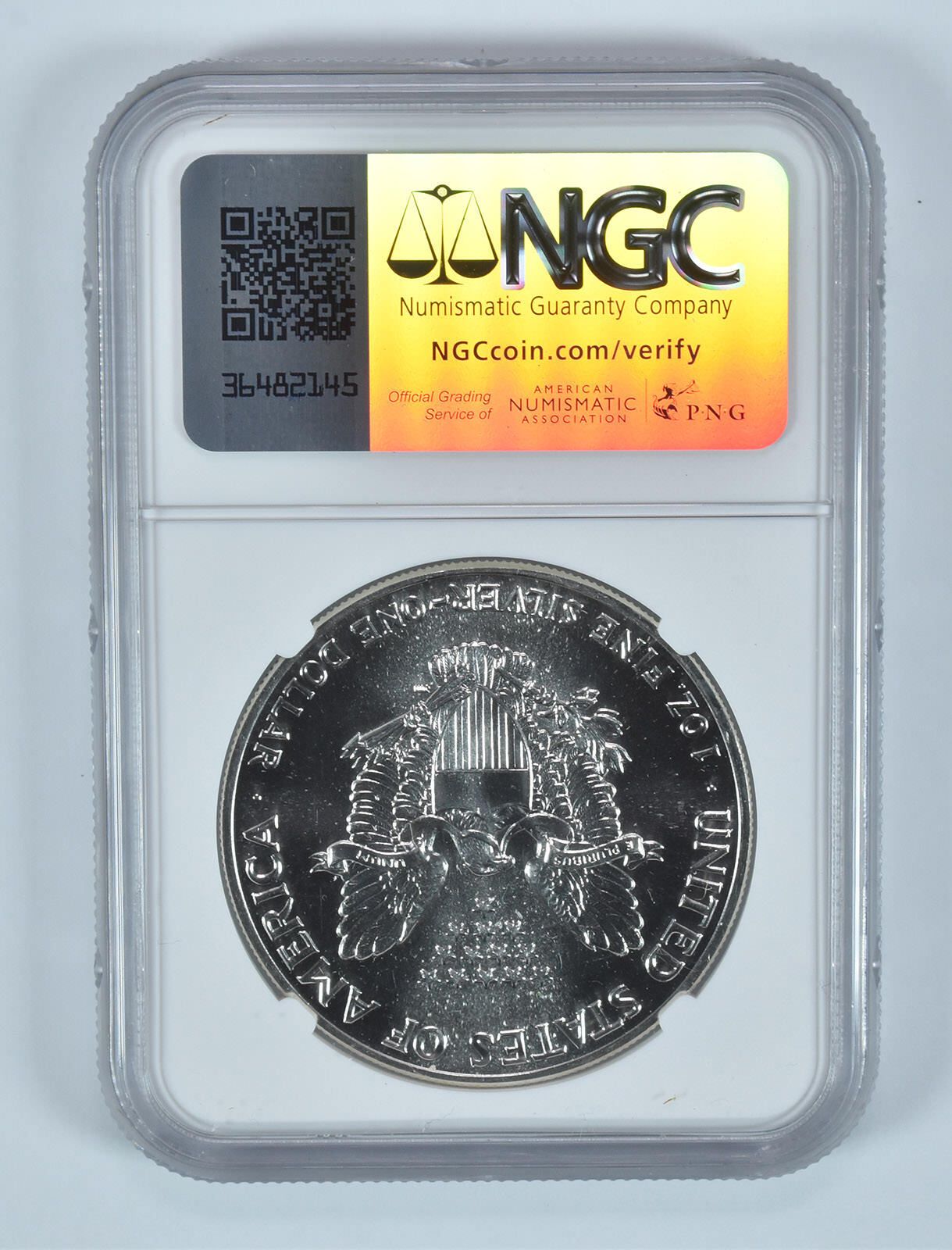 1989年 アメリカン シルバー イーグル ミントステート 9.9 NGC X NGCX