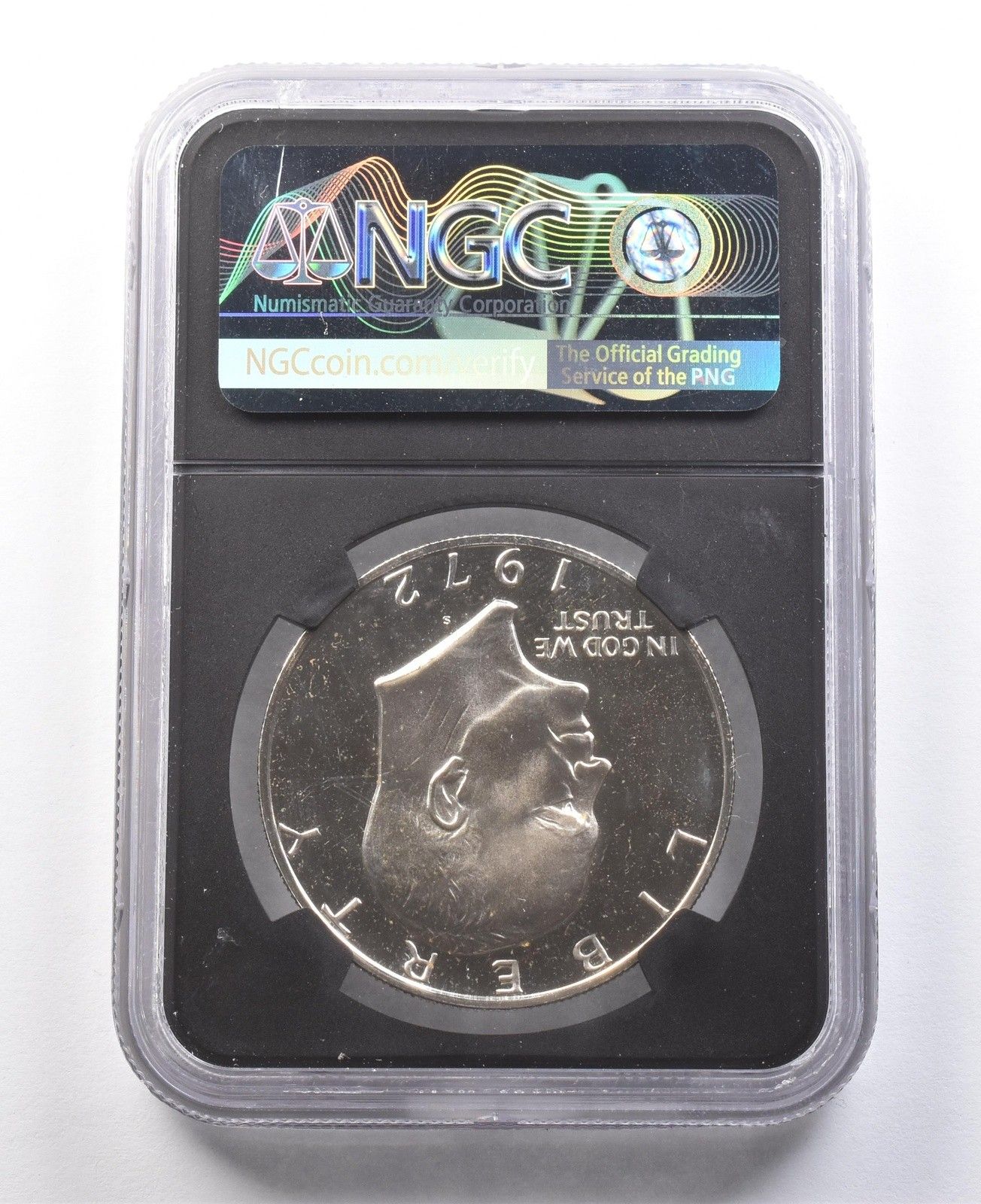 1972-S アイゼンハワー 1ドル銀貨 チャーリー・デューク ジェム