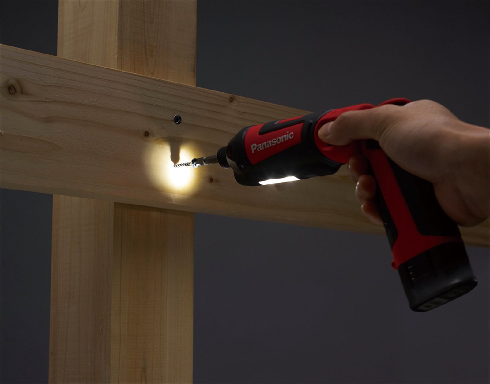  パナソニック Panasonic 充電スティックインパクトドライバー 7.2 V 1.5 Ah電池パック× |充電器|ケース付 トルク25 N m ワイド スポットLED搭載 -B ブラック 1 セット品 電気ドリル ドリル ドライバー レンチ