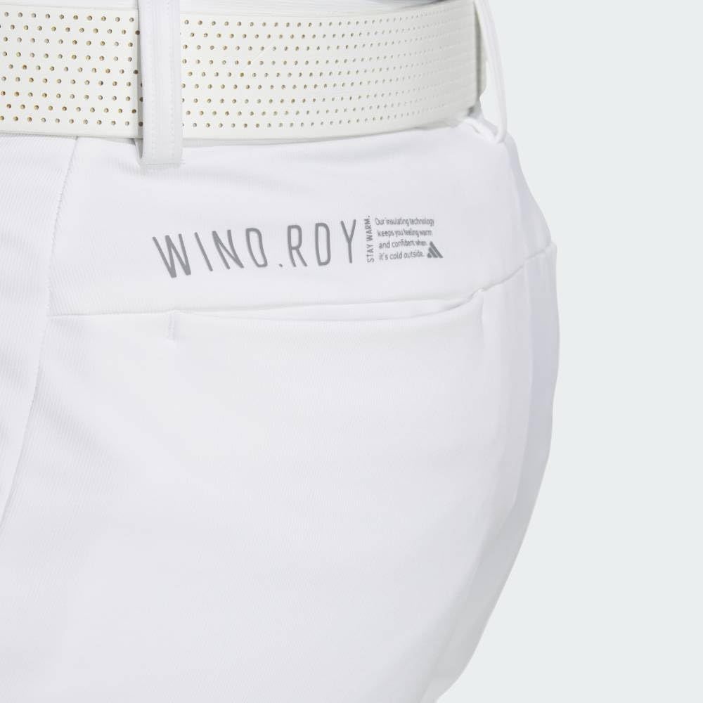  アディダスゴルフ WIND RDY EX Stretch UVケア付き 裏起毛パンツ ホワイト 79 レインウェア ウェア