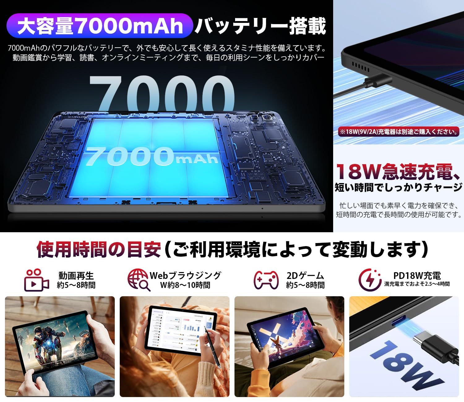 Android16 タブレット大画面 2026初登場】 タブレット android 10.4 