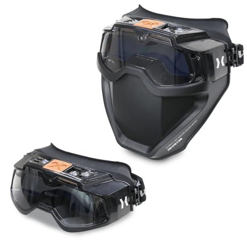 HAIGE ハイガー 自動遮光溶接面 溶接面 溶接ゴーグルの2 WAY 溶接モード グラインダーモード ソーラー電池＆バックアップ電池併用 3点式ヘッドギア HG LYG 110 Rp 84627 e 0 b