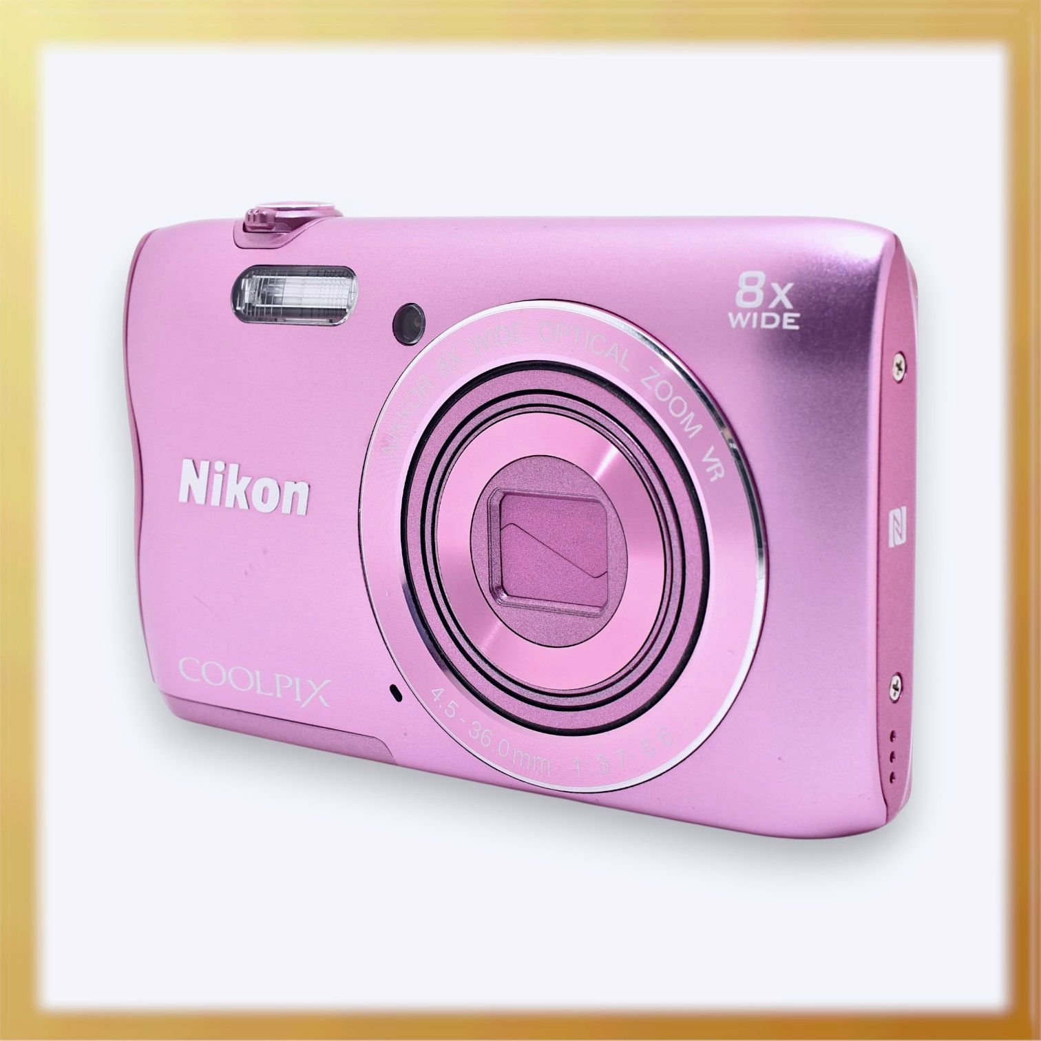 mitas ミックスフルーツ葉酸サプリ 30日分-Nikon COOLPIX A300 ピンク