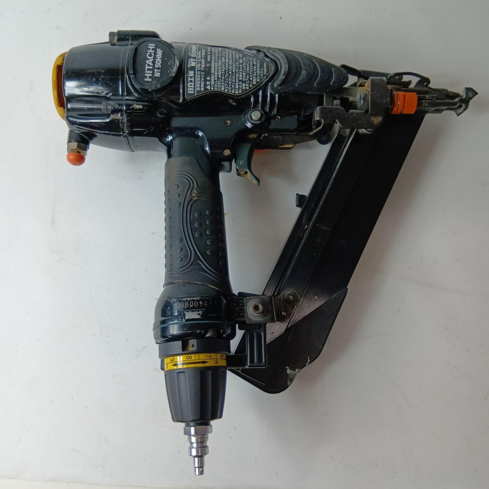  HITACHI 日立 フロア用釘打ち機 NT 50 HMF ケース付 高圧 釘打機 エアーツール
