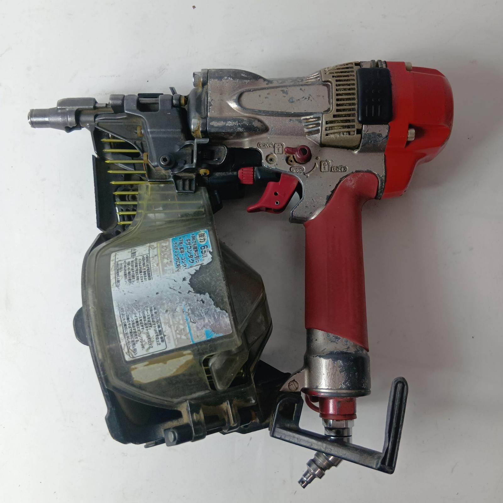 MAX マックス エア釘打ち HN-65 S 1 レッド 高圧 65 mm 本体のみ