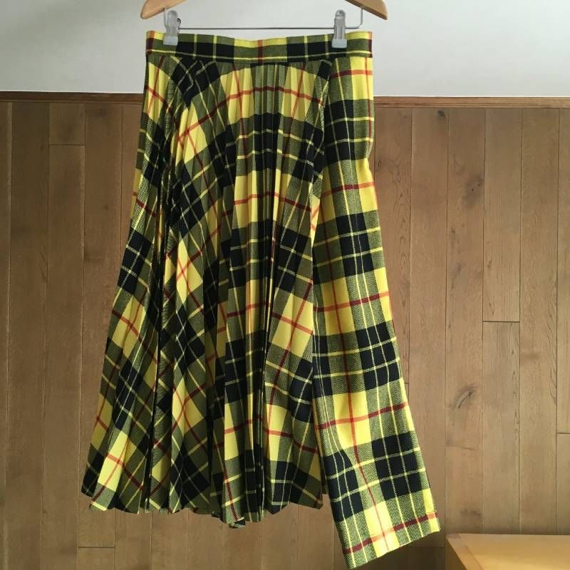 美品 AD2017 ジュンヤワタナベ(JUNYA WATANABE) チェック スカートS