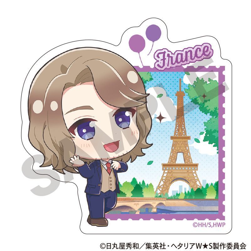 新品/公式】ヘタリア World☆Stars_トレーディングアクリルクリップ ち