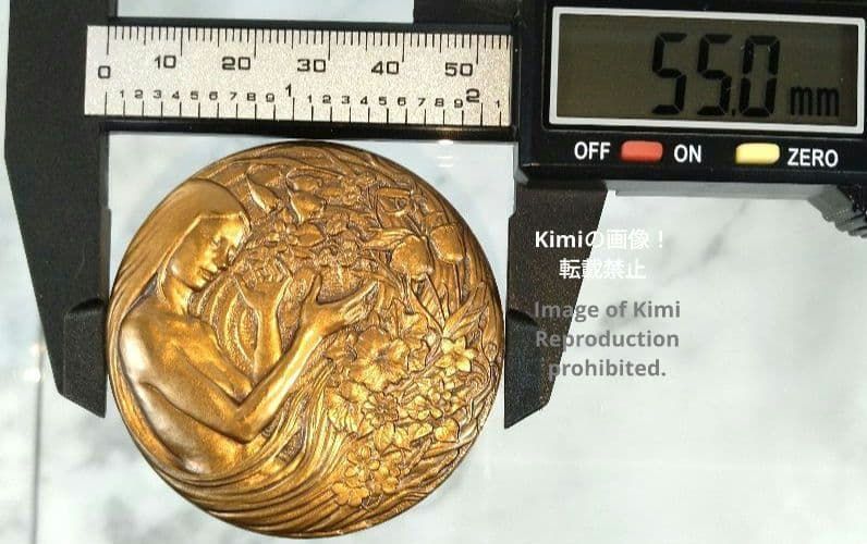 平成16年 2004年 桜の通り抜け記念 銅メダル 日本造幣局 春の草花に