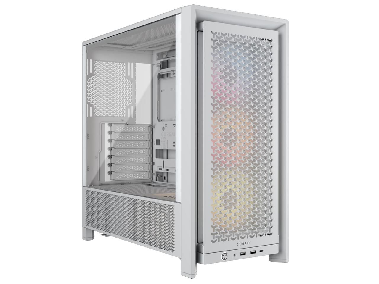 コルセア ミドルタワー型PCケース FRAME 4000 D RS ARGB Mid Tower White