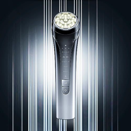 美顔器 EMS 美容器 RF美顔器 自宅エステ 4000 mAh大容量バッテリー付き 目元美顔器 多機能美容器 微電流 イオン導出 イオン導入 1台多役 6種類モード 3段階レベル 光エステ 目元ケア 肌ケア 口元ケア 温冷ケア 冷 2 d 76 c 514