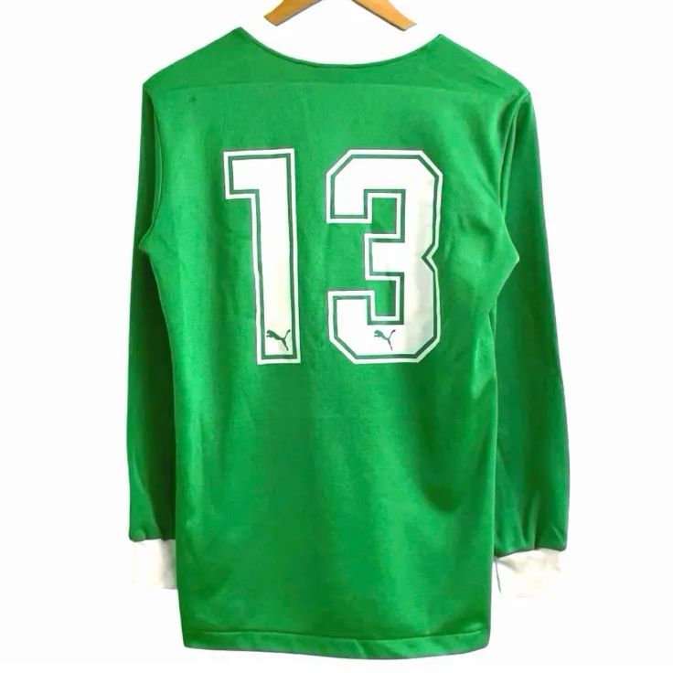 【人気】ヴィンテージ プーマ サッカー ユニフォーム 古着 アメカジ 80年代 西ドイツ製 PUMA プーマ サッカーシャツ ユニフォーム メンズL