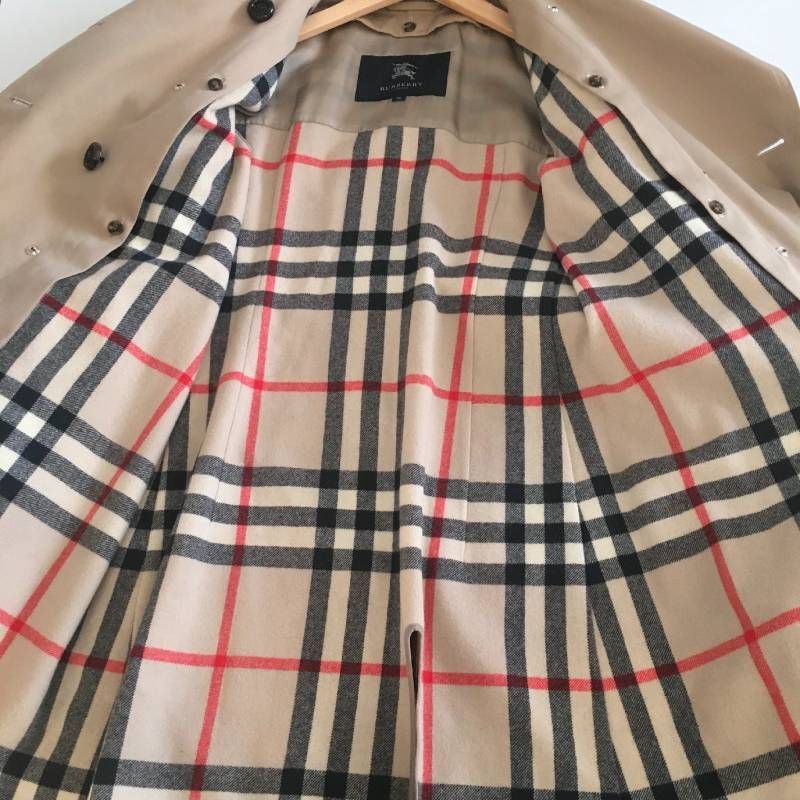 極美品 BURBERRY LONDON バーバリーロンドン 高級 ファー ライナー付き