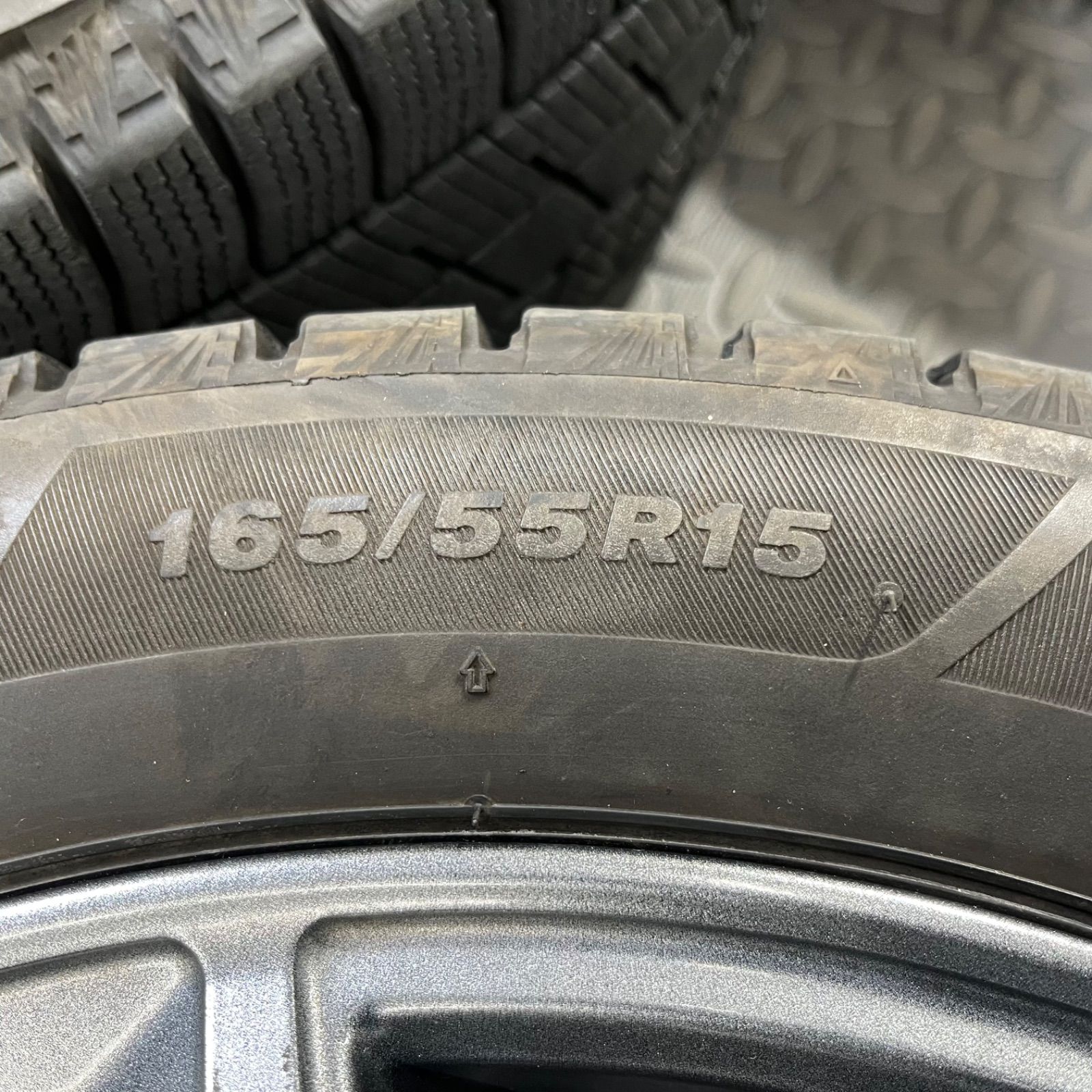 21年製 165/55R15 ブリヂストン ブリザックVRX3 T.R.G.WS5 タント N 