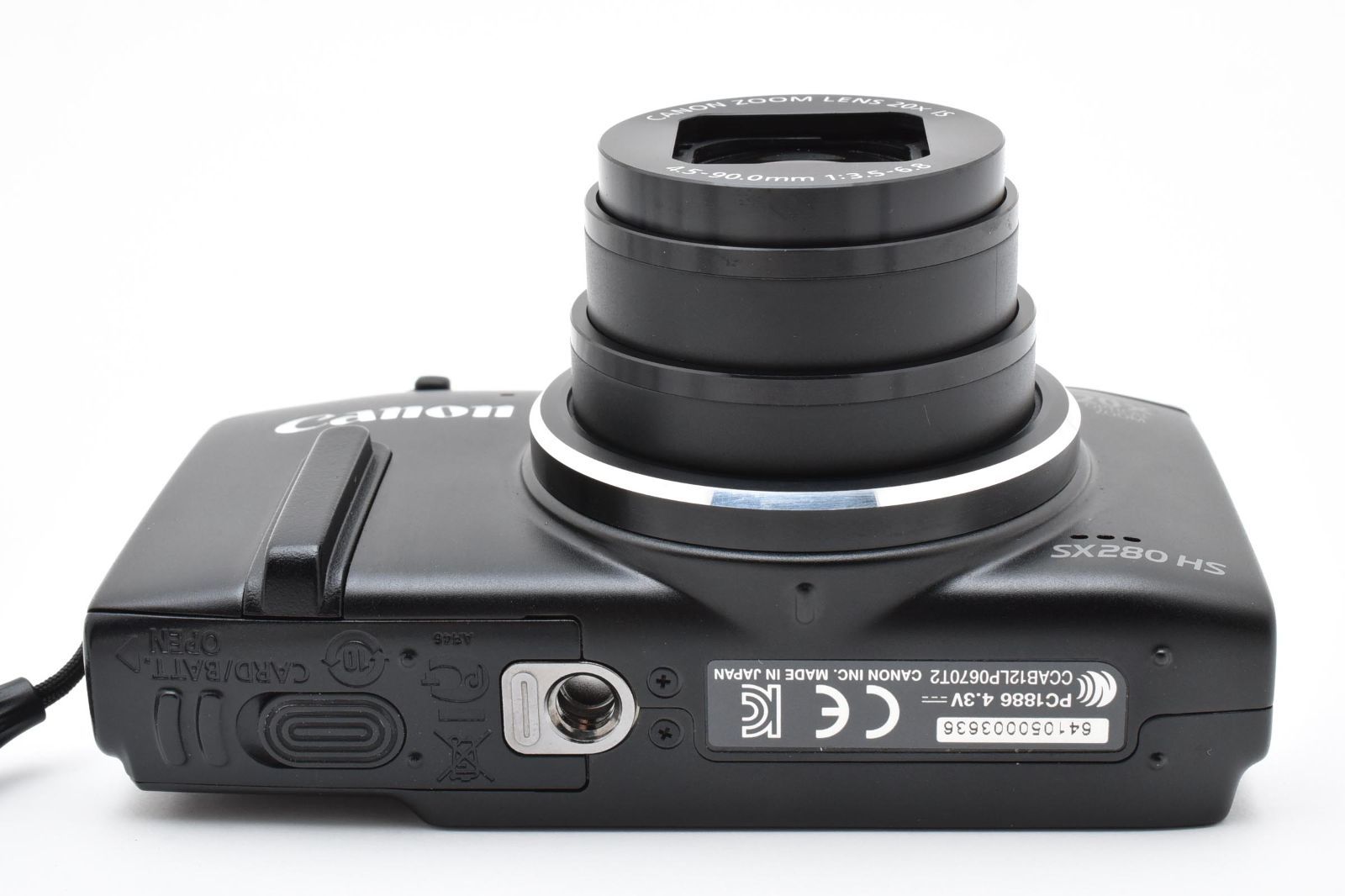 □ 特上美品 □ キヤノン Canon PowerShot SX280 HS ブラック 《動作 