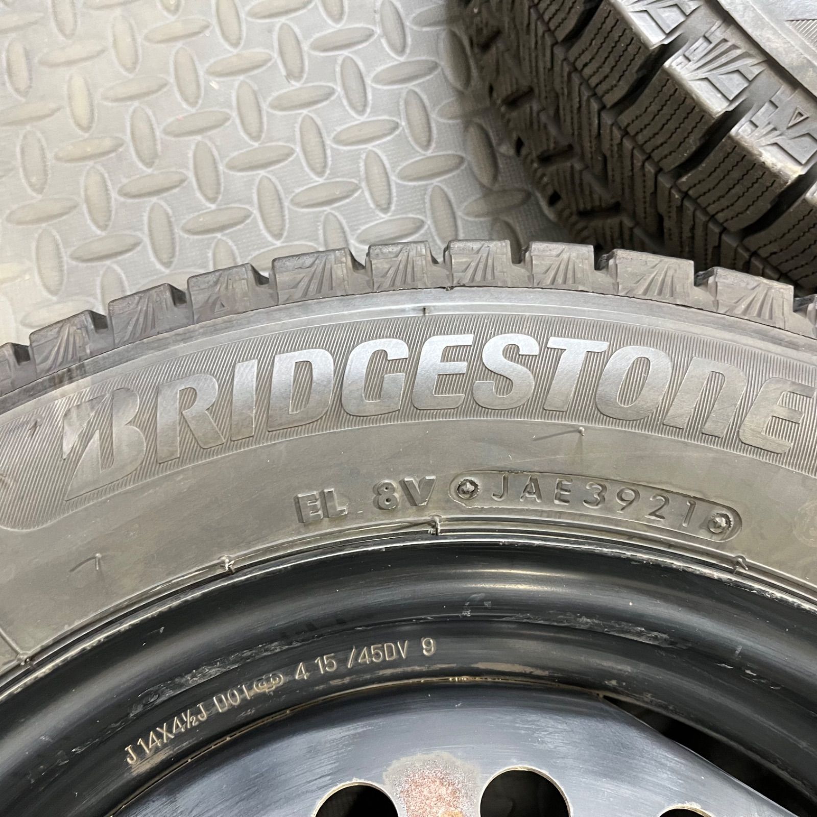 21/23年製 155/65R14 ブリヂストン ブリザックVRX3 ダイハツ タント 