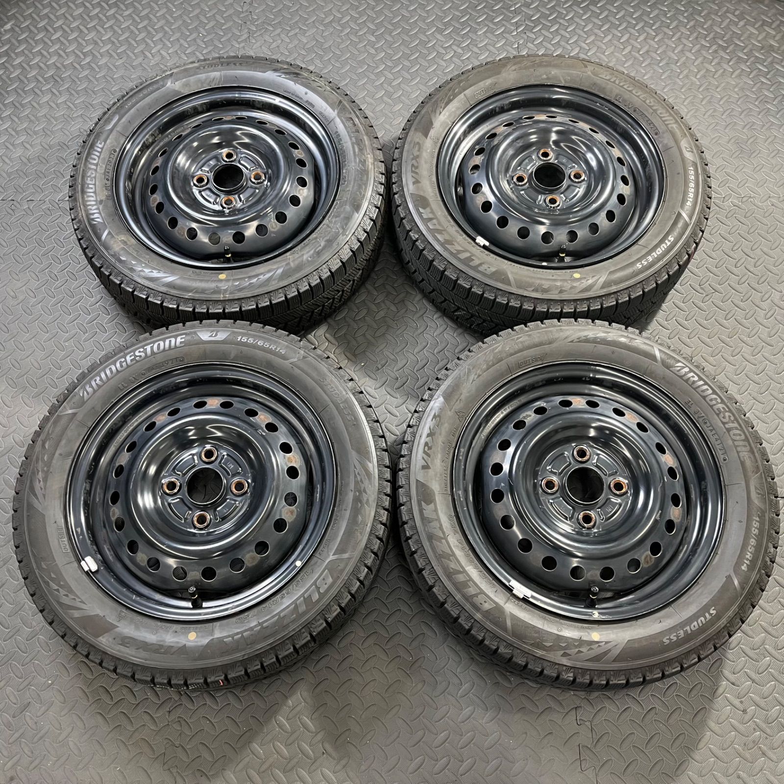 21/23年製 155/65R14 ブリヂストン ブリザックVRX3 ダイハツ タント 