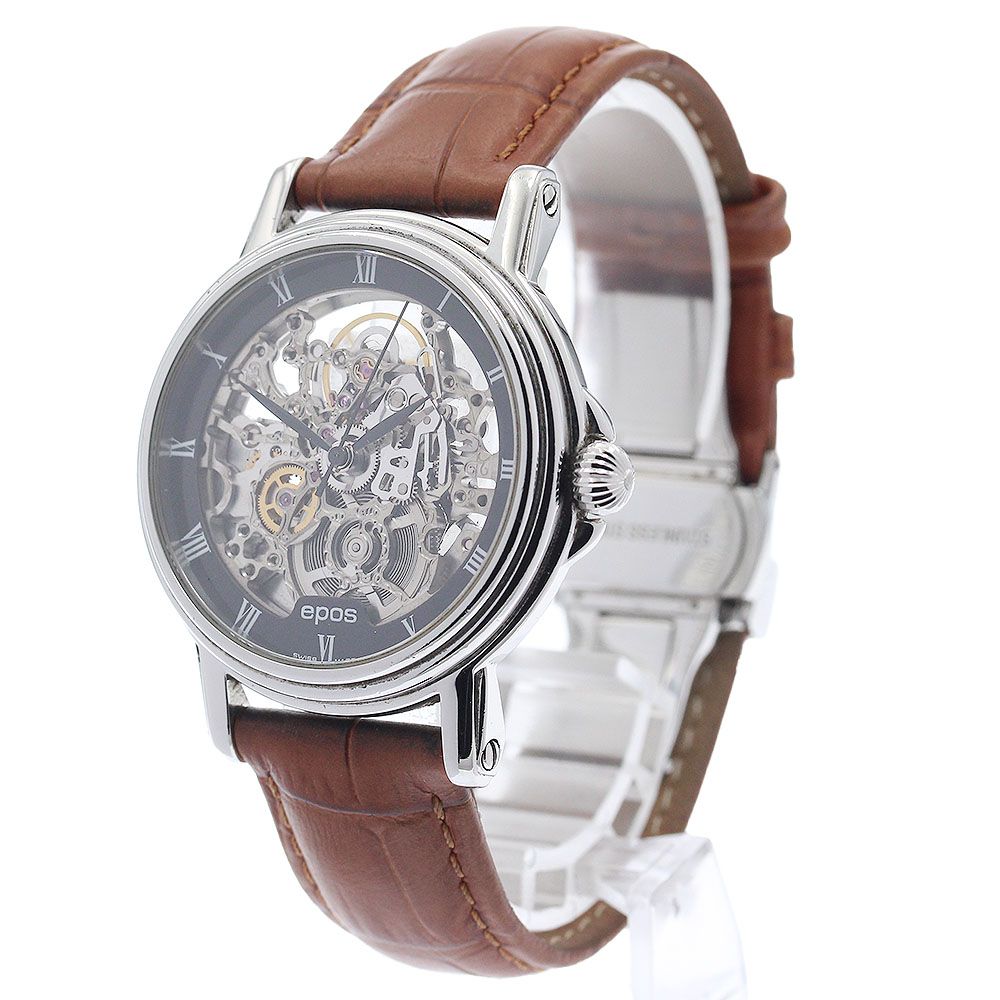  エポス EPOS 3423SKBK エモーション 自動巻き メンズ _941821 チェック柄 自動巻き時計 腕時計(アナログ)