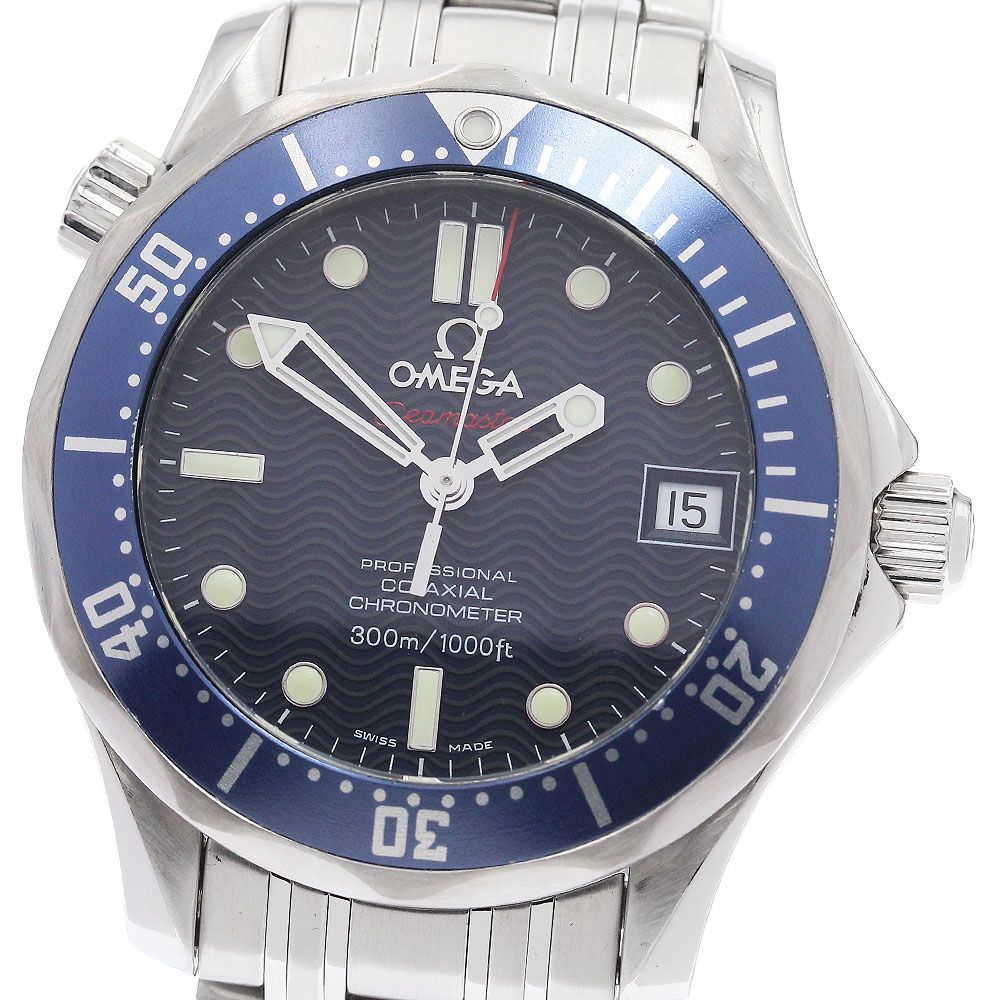 オメガ OMEGA 2222 80 シーマスター300 デイト コーアクシャル 自動巻き ボーイズ _901483