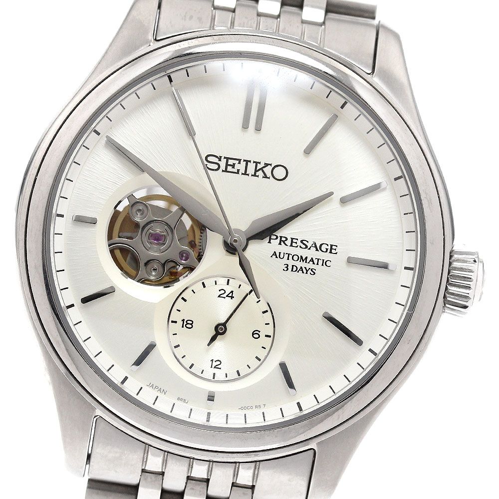 セイコー SEIKO SARJ007 6R5J 00A0 プレザージュ クラシックシリーズ 3デイズ 自動巻き メンズ _941899
