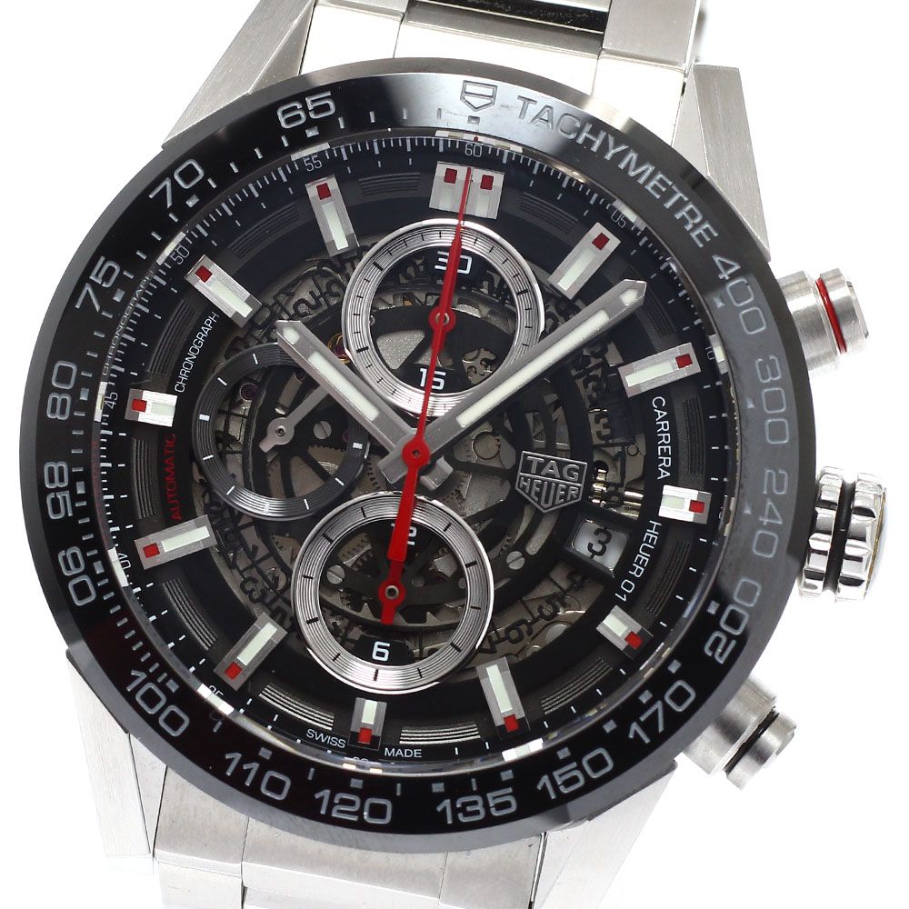 タグホイヤー TAG HEUER CAR201V FT6046 カレラ キャリバー ホイヤー 01 デイト クロノグラフ 自動巻き メンズ 箱 保証書付き_941318