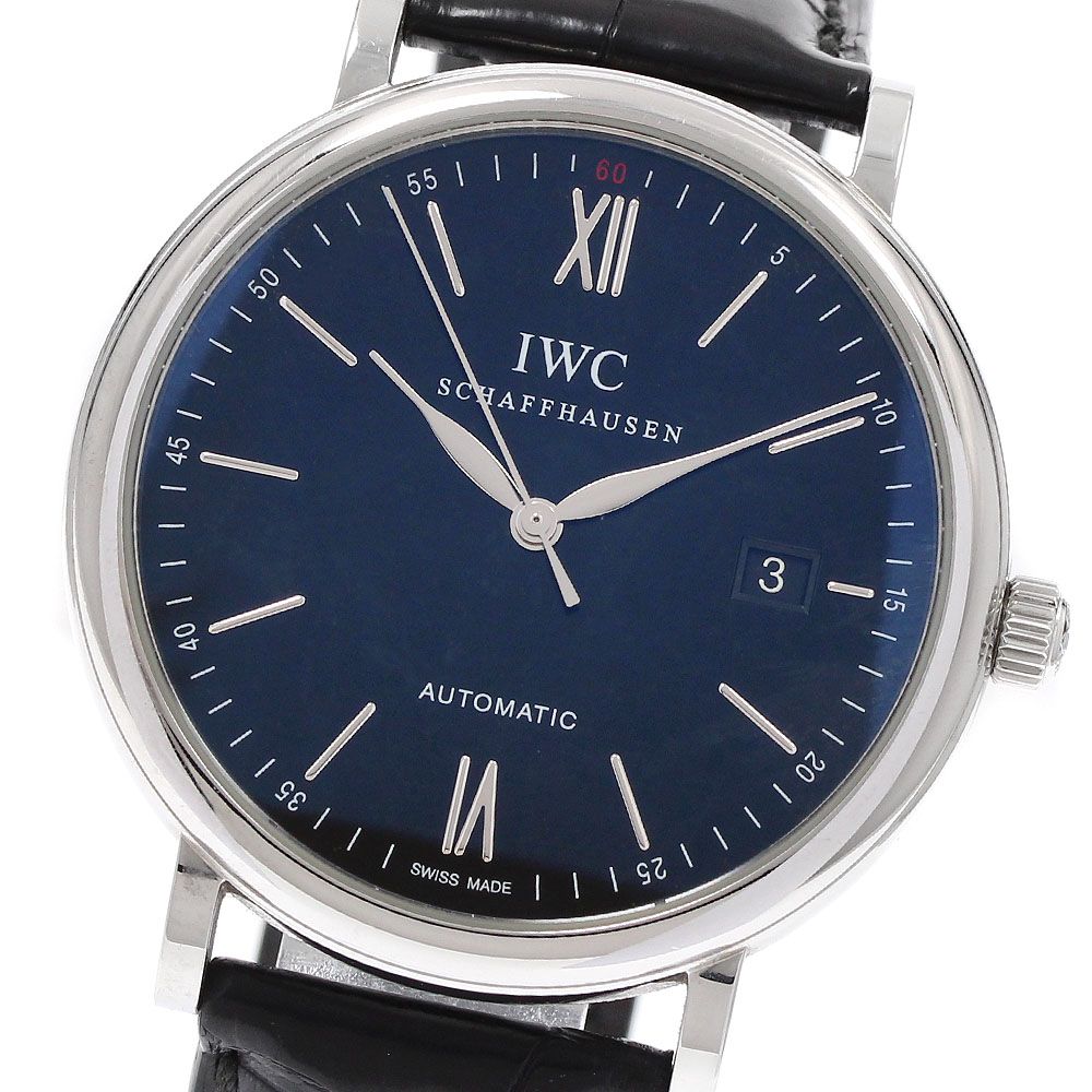 IWC IWC SCHAFFHAUSEN IW356502 ポートフィノ デイト 自動巻き メンズ _939491