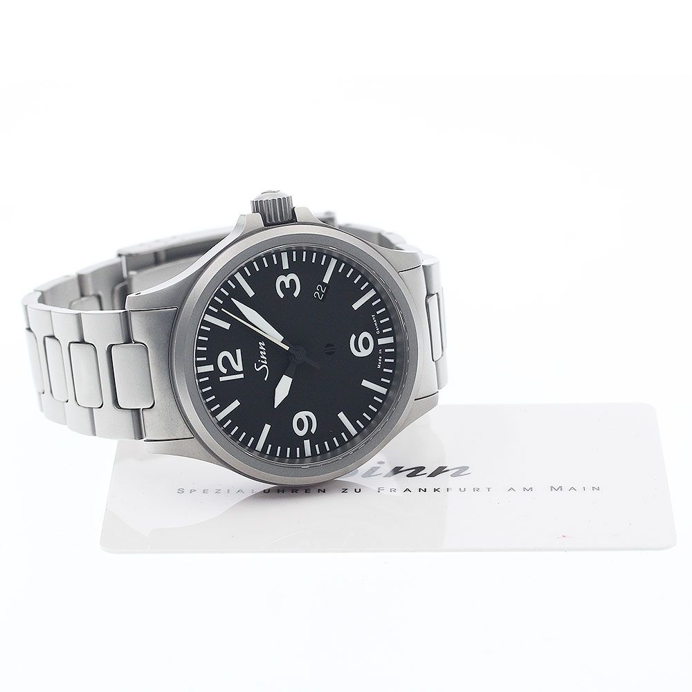  ジン Sinn 856 フリーガー デイト 自動巻き メンズ 保証書付き_939495 ライトアウター 自動巻き時計 腕時計(アナログ)