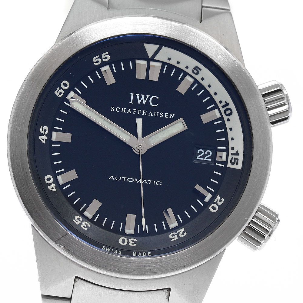 IWC IWC SCHAFFHAUSEN IW354805 アクアタイマー デイト 自動巻き メンズ _935120
