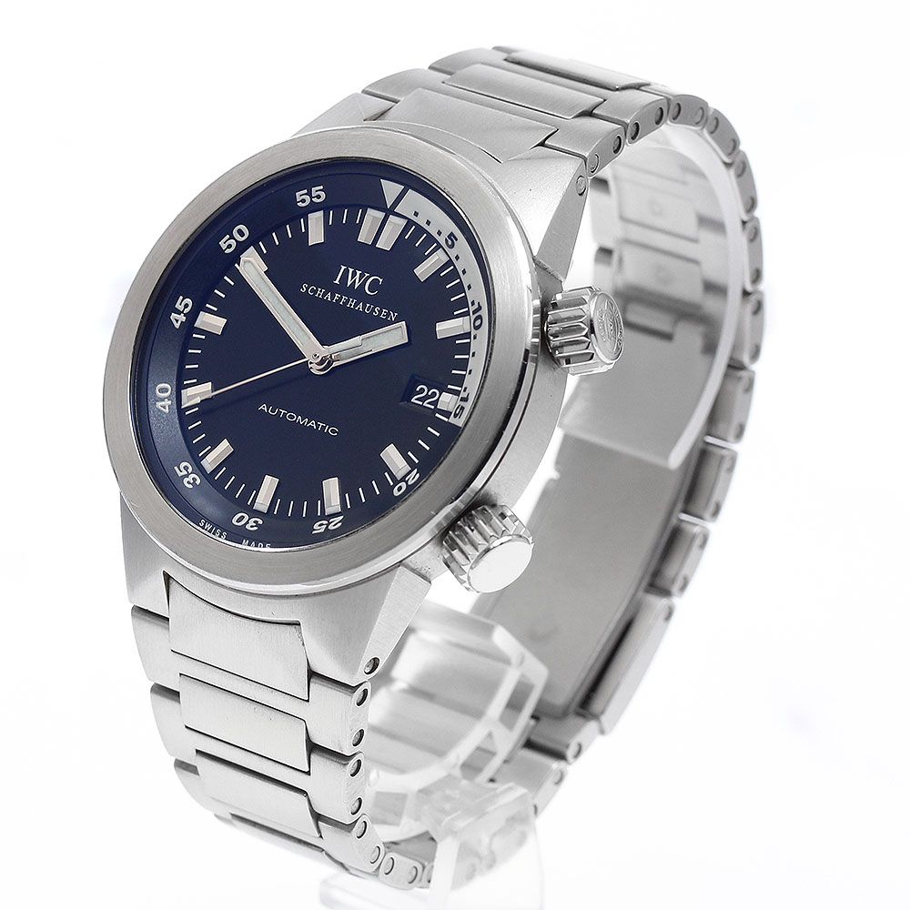 IWC IWC SCHAFFHAUSEN IW354805 アクアタイマー デイト 自動巻き メンズ _935120 抜け感 自動巻き時計 腕時計(アナログ)
