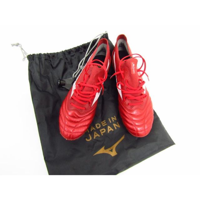 MIZUNO ミズノ MORELIA Neo 3B モレリアネオ レッド×ブラック SG スパイク サイズ:26.0cm★SP10377
