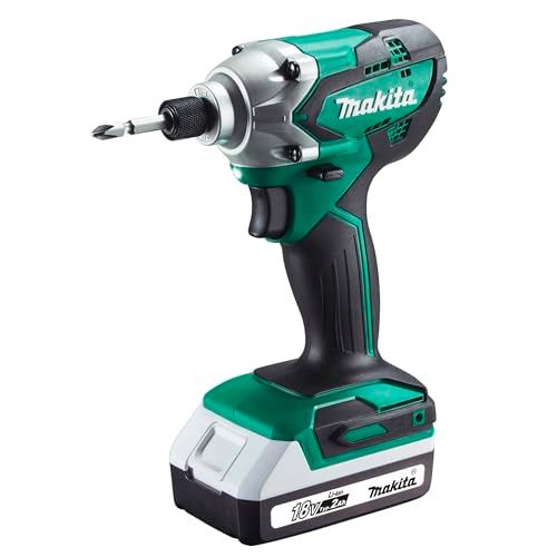 迅速に発送 マキタ Makita 充電式インパクトドライバ 18 V 2 Ah バッテリ2本 充電器 ケース付 cf 104 e 56