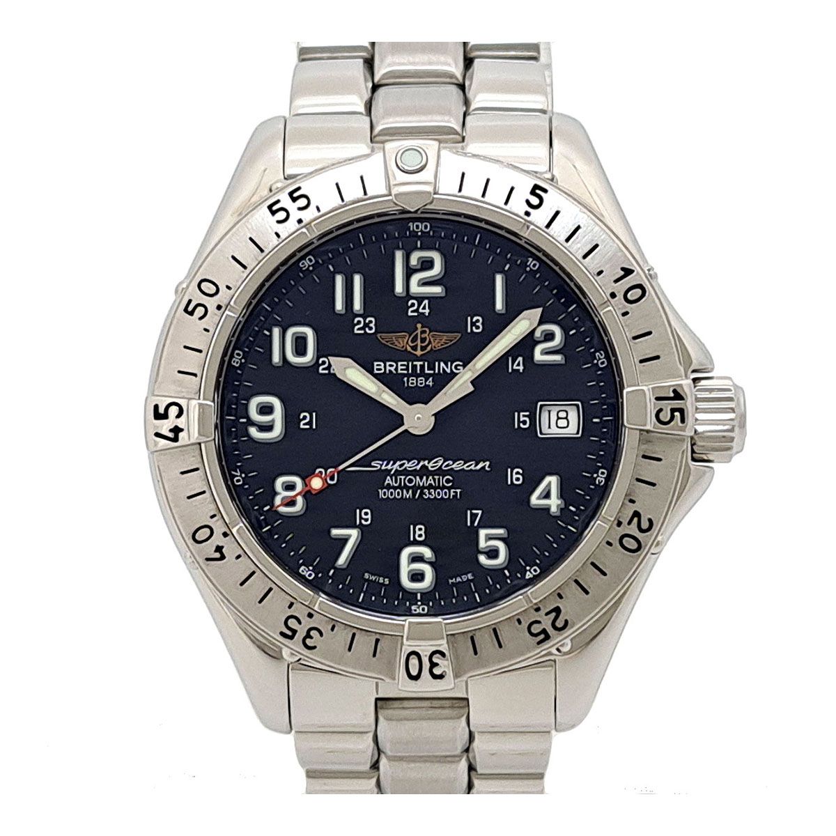 ブライトリング スーパーオーシャン デイト A17340 自動巻き ステンレススティール メンズ BREITLING 時計