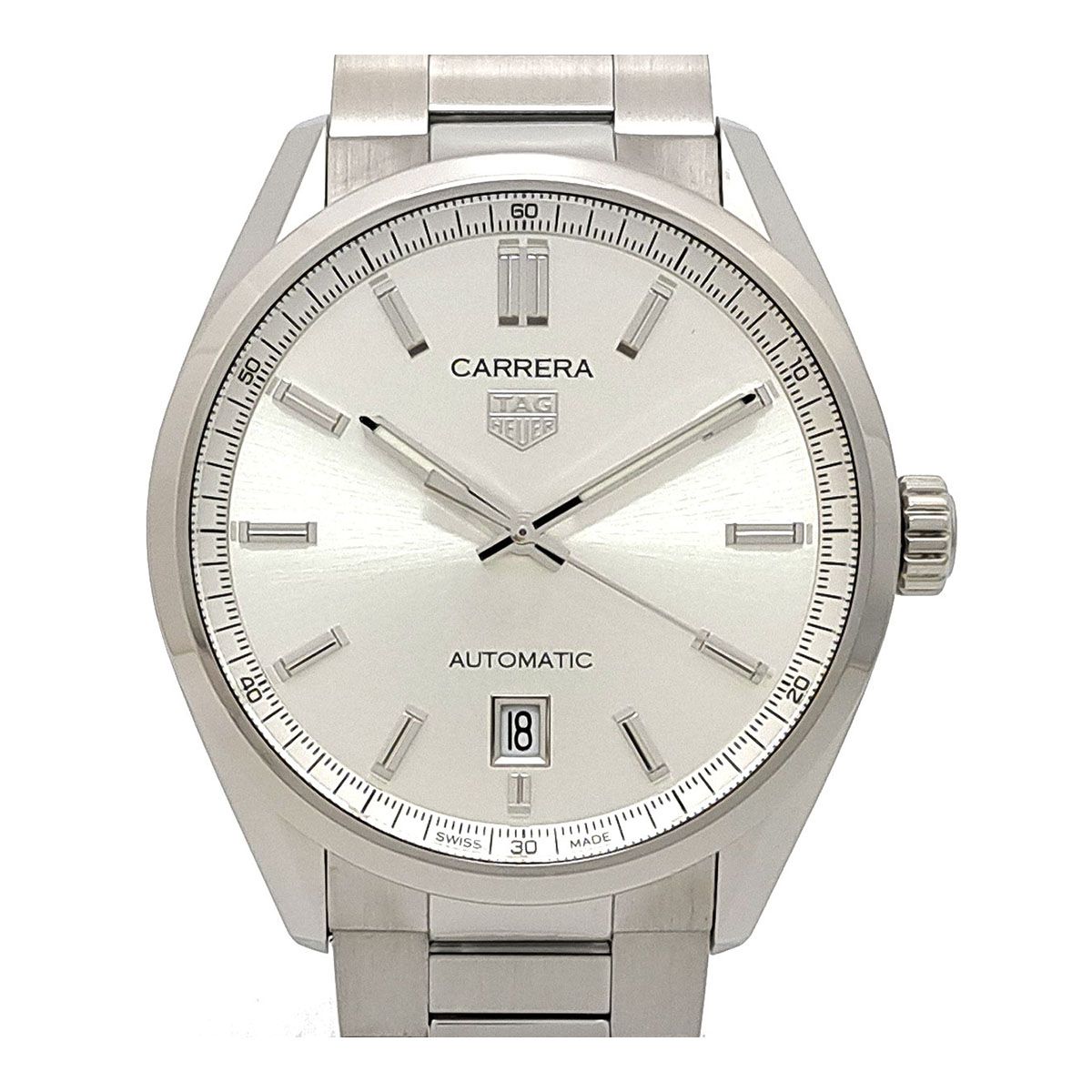 タグホイヤー カレラ キャリバー5 WBN2111 BA0639 自動巻き ステンレススティール メンズ TAG HEUER 時計
