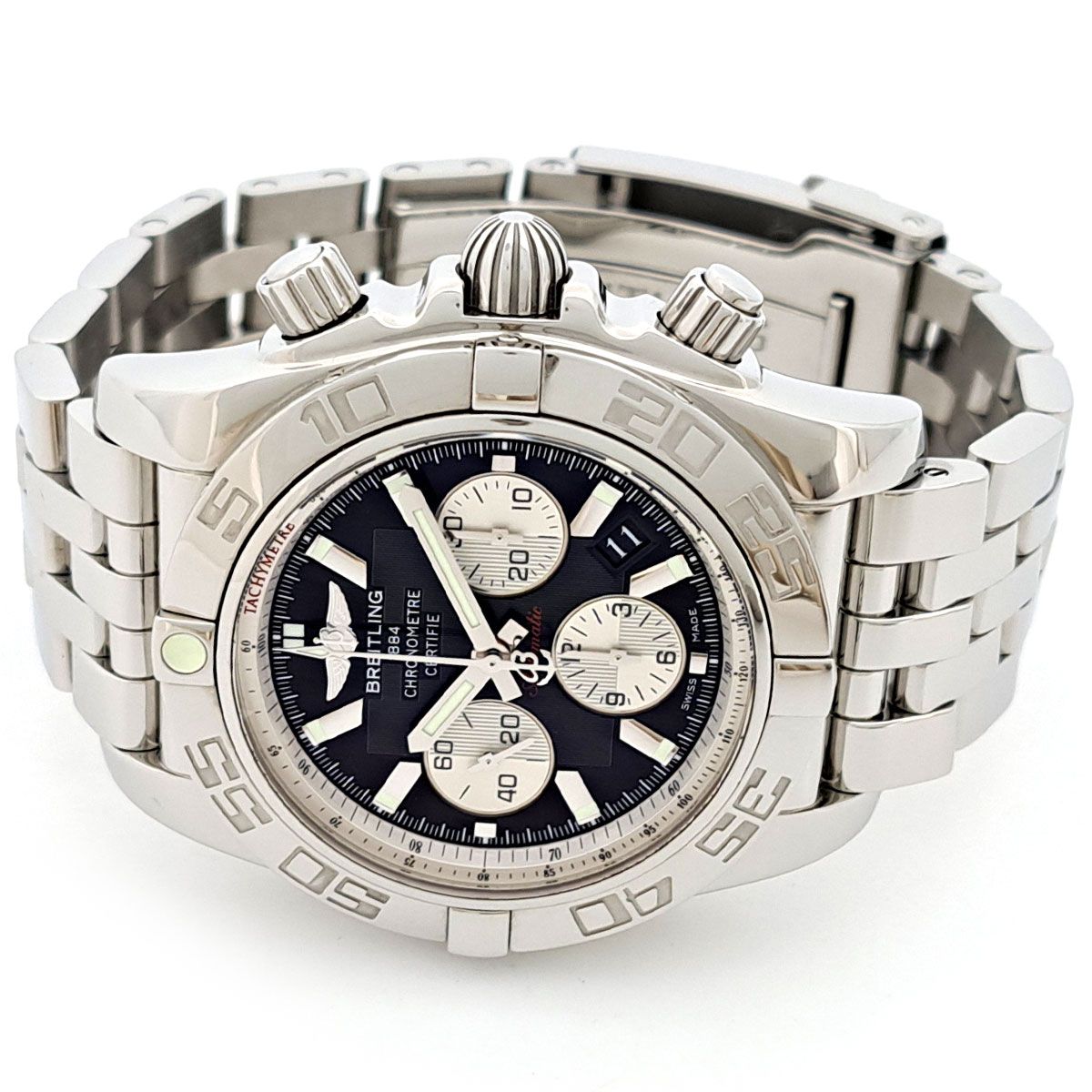  ブライトリング クロノマット44 AB0110 自動巻き ステンレススティール メンズ BREITLING 時計 ジャケット 自動巻き時計 腕時計(アナログ)