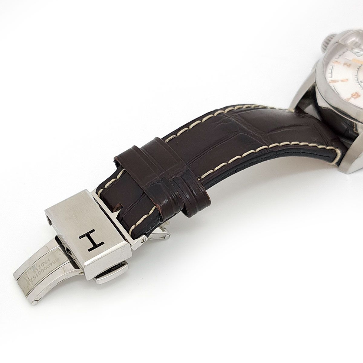  ハミルトン レイルロード H406150 自動巻き ステンレススティール メンズ HAMILTON 時計 男性向け 自動巻き時計 腕時計(アナログ)