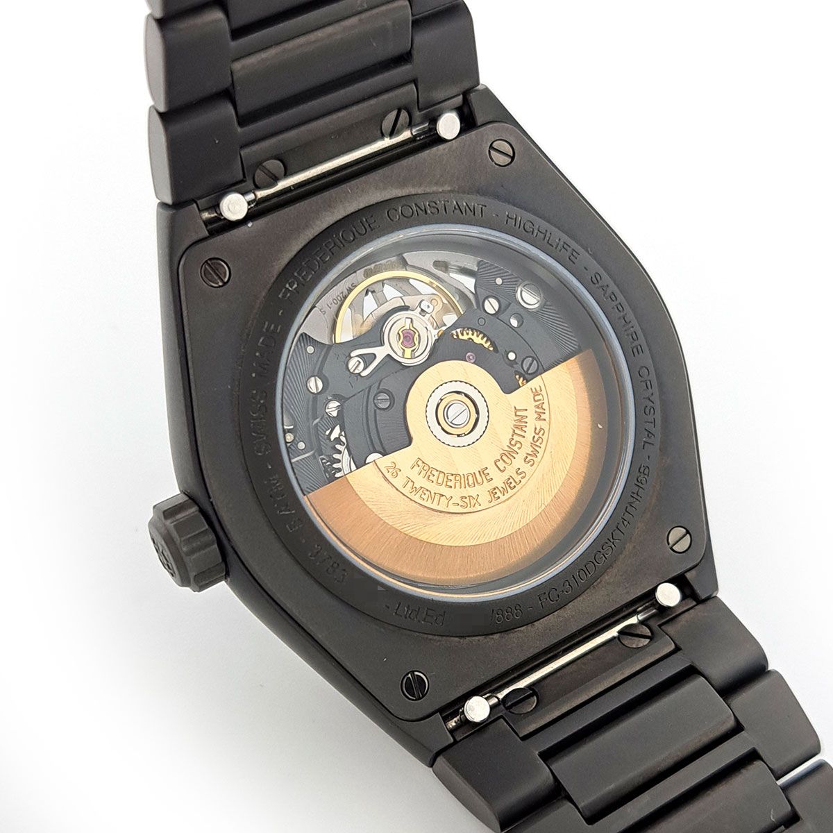  フレデリックコンスタント ハイライフ スケルトン FC 310DGSKT4TNH6B 自動巻き ステンレススティール メンズ FREDERIQUE CONSTANT 時計 フルジップ 自動巻き時計 腕時計(アナログ)