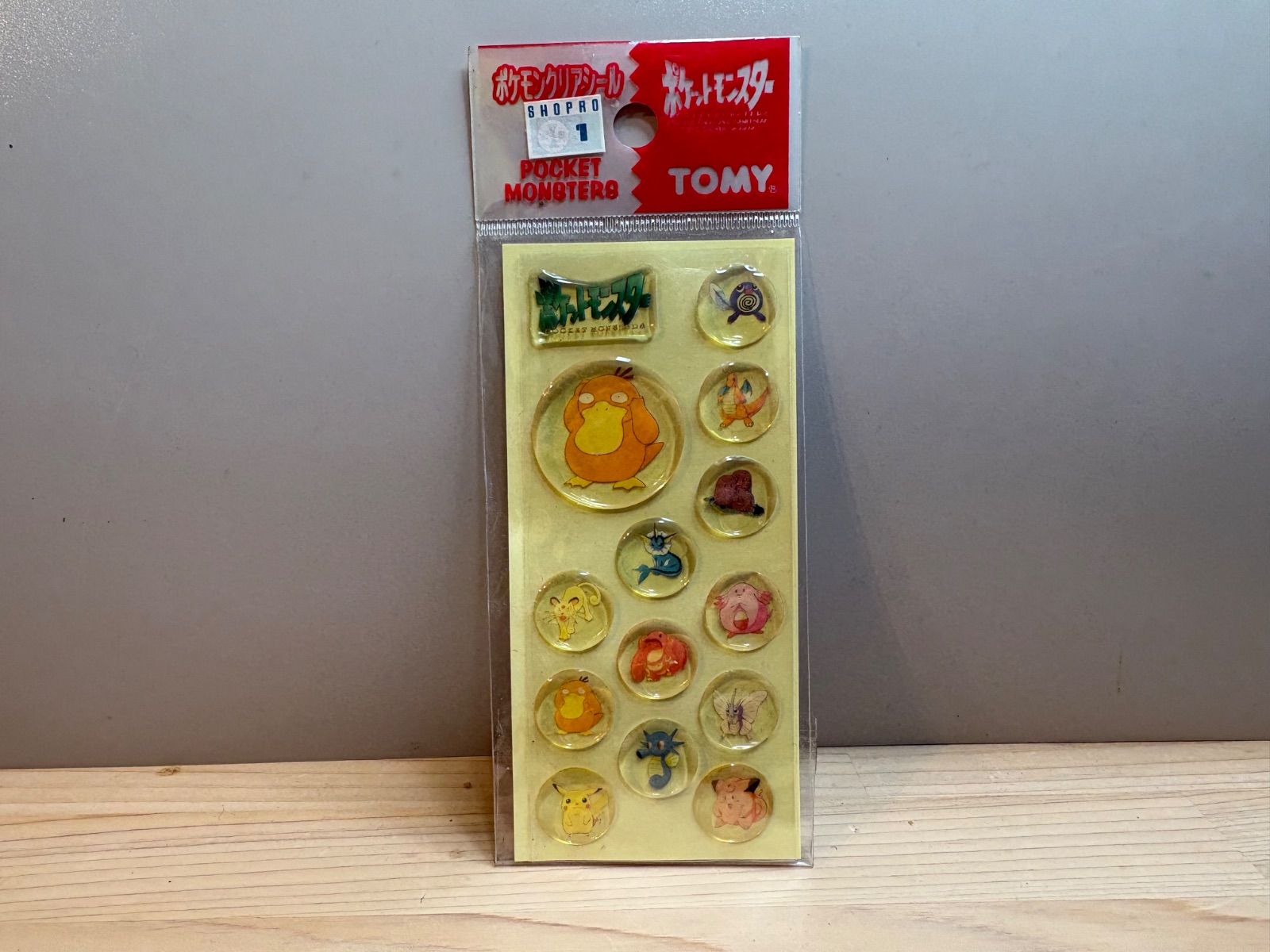 ♥ TOMY ポケモンクリアシール | トミー POCKET MONSTERS 当時物
