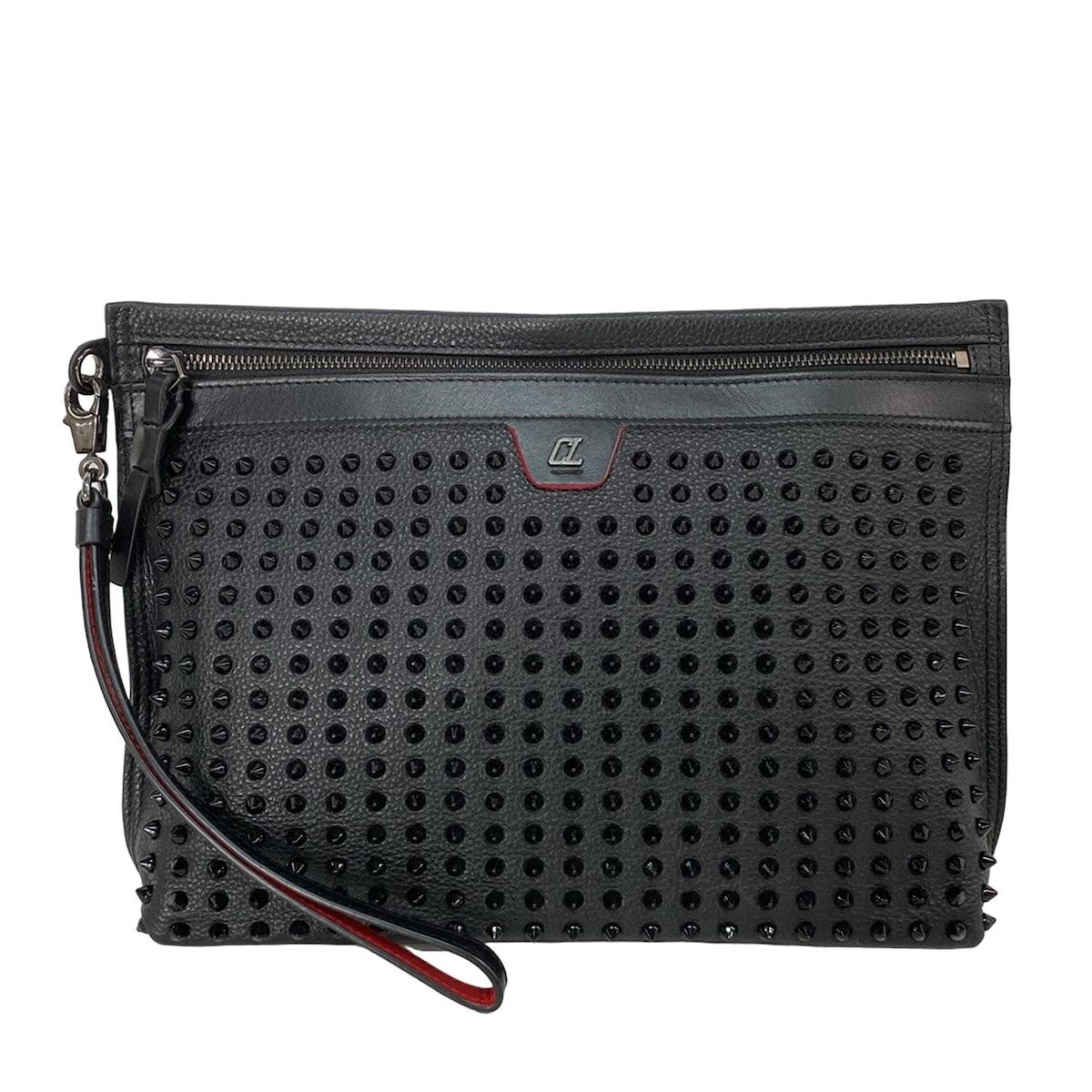 CHRISTIAN LOUBOUTIN(クリスチャンルブタン) クラッチバッグ美品 黒 