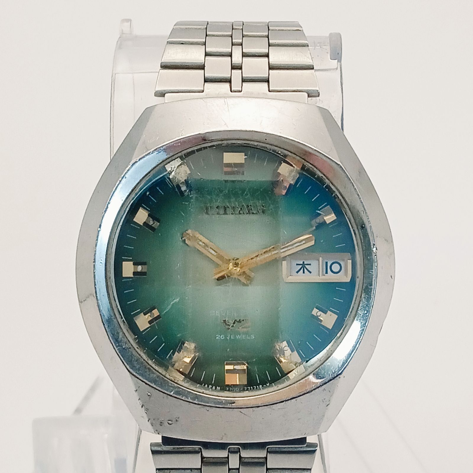 稼働 良品】0210-2 CITIZEN SEVEN STAR V2 シチズン セブンスター 4 