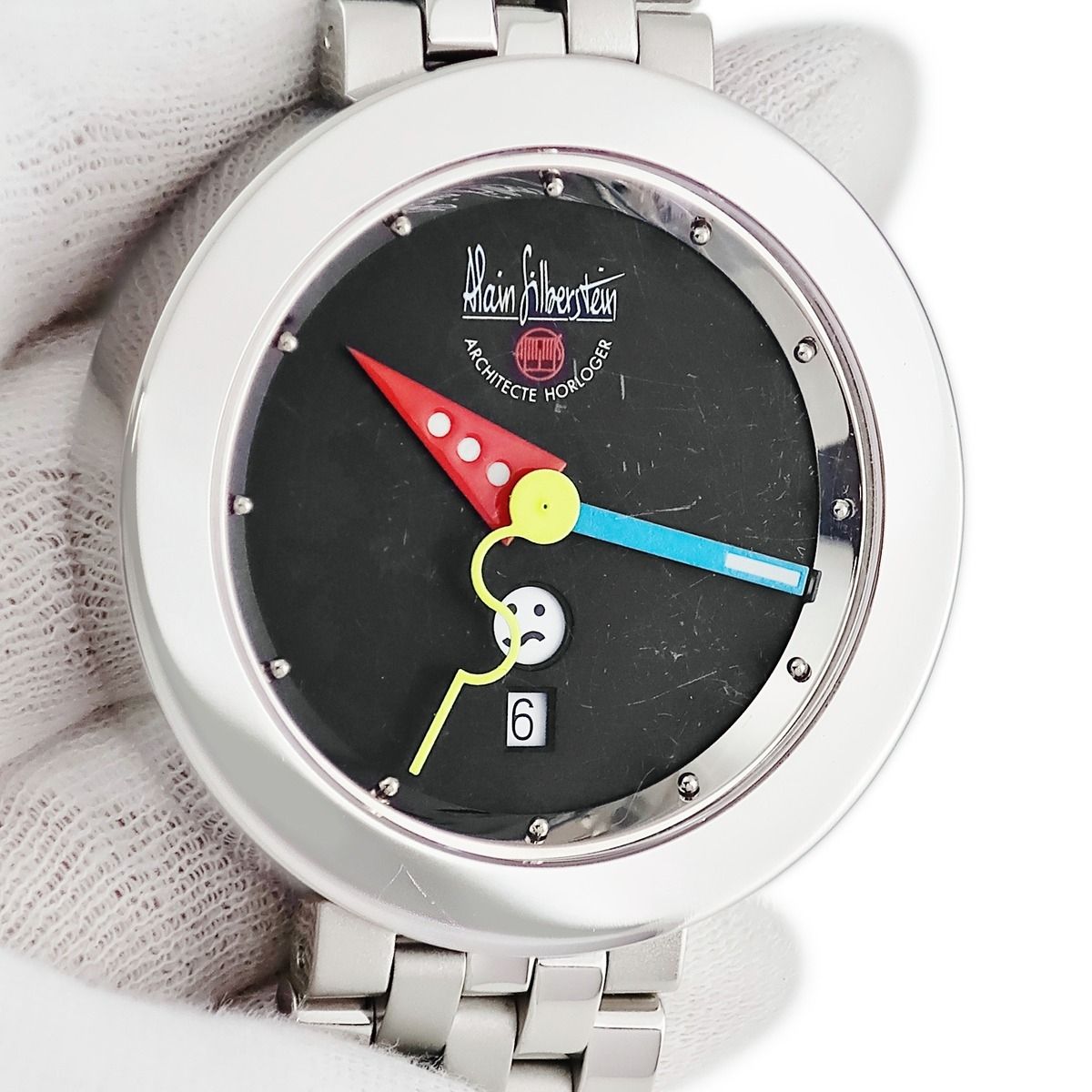  アランシルベスタイン 腕時計 OS11 鑑定済み ブランド トータルコーデ 自動巻き時計 腕時計(アナログ)